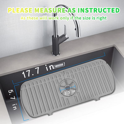 良い価格 30インチの無毒なシリコーンの台所監視、レストランのコックのしぶき監視マット オンライン