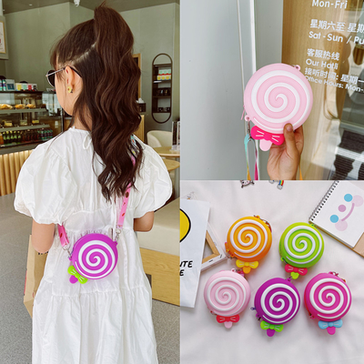 良い価格 ロリポップ シリコン丸型鉛筆ケース 文具用品 鉛筆袋 学校用品 メイクバッグ 収納容器 オンライン