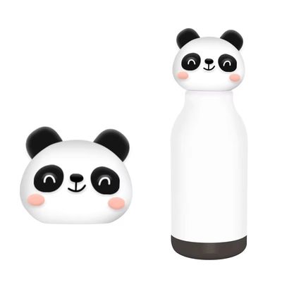 良い価格 16 Ounce Insulated Stainless Steel Water Bottle with Detachable Soft Animal Head for Kids and Teens オンライン