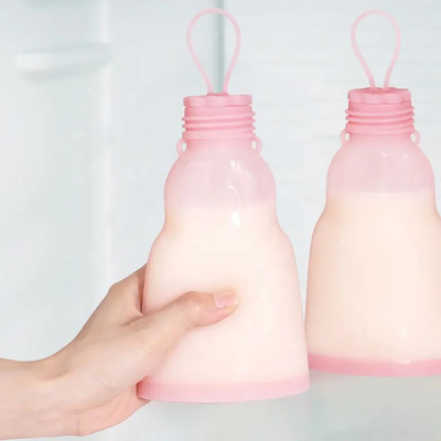 良い価格 携帯用シリコーンの母乳袋、洗濯できるシリコーンの母乳の貯蔵容器 オンライン