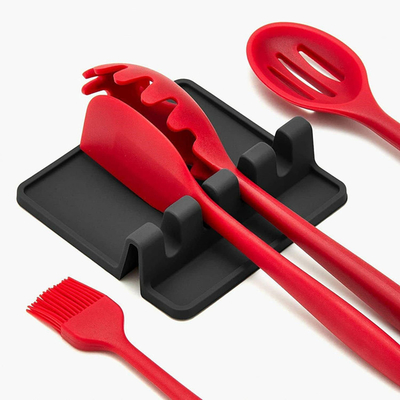 良い価格 BPA 無料 キッチン用シリコン用器具 リスト 耐久性 スプーン リスト ドリップパッド キッチンガジェット キッチン用器具ホルダー オンライン