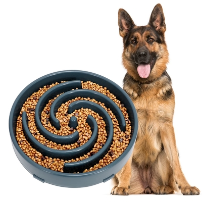 良い価格 スローフィッダー 犬用小鉢 大型犬用 Anti-Chocking スローフィッダー 犬用パズルボウル ペット用 スローエッティング インタラクティブ ブローストップ オンライン