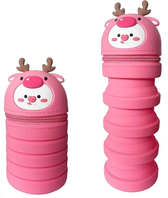 折りたたむシリコン鉛筆箱 掃除が簡単 防水 文具用品