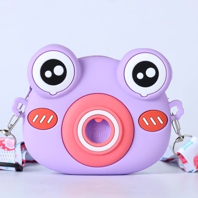 良い価格 可愛いカエル シリコン鉛筆 ボックス 学校用品 子供のための鉛筆ケース メイクバッグ 肩袋 クリスマス誕生日プレゼント オンライン