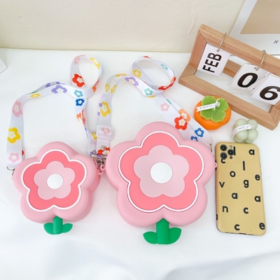 良い価格 花シリコン丸鉛筆ケース メイクバッグ 学校用品 クロスボディ バッグ ハンドバッグ 肩バッグ クリスマスプレゼント オンライン