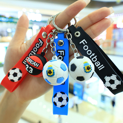 サッカーキーチェイン アクセサリー 可愛いカワイキーチェイン 毒性のない子供向け 男の子 女の子 女性