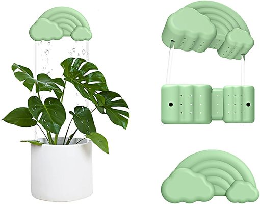 シリコンレインボー 植物の灌水器 植物の灌水 雨雲 植物愛好家の贈り物 植物レディ 女性のための贈り物 植物アクセサリー 暖房の贈り物 新しい家
