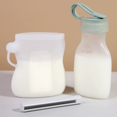 良い価格 高級食品級 シリコン乳袋 繰り返し使用可能 漏れ防止 低-40度から高230度までの熱耐性 マイクロウェーブ&冷凍庫 安全 BPAなし 掃除が簡単 現代のお母さんには最適 オンライン