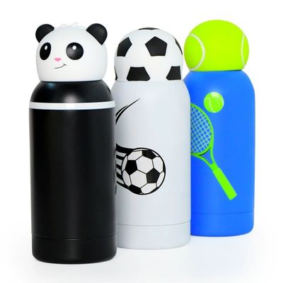 良い価格  Cartoon Kids Bestie Bottle Insulated Stainless Steel Water Bottle With Detachable Soft Head Fun Drinking For Kids, Flexible Reusable Straw 16 Ounce オンライン