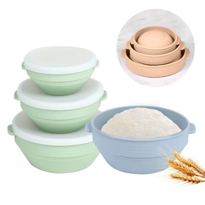 良い価格 Upgraded Silicone Sourdough Bread Proofing Basket With Handles - Reinforced Rim Support, 9 Inch Round Foldable Bowls For Sourdough Bread Baking, Oven & Dishwasher Safe-BPA Free オンライン